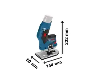 Bosch GKF 12V-8 frezarka krawędziowa akumulatorowa 12V, 8mm, kompatybilna z systemem Bosch Professional