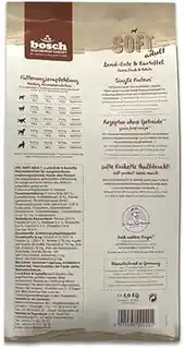 Bosch HPC Soft Kaczka ziemniaki dla dorosłych psów 12,5kg