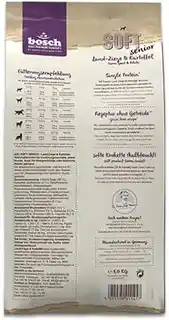 Bosch Soft Senior Kozina Ziemniaki 12,5 kg sucha karma dla starszych psów z wrażliwym żołądkiem