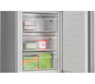 Bosch KGN392LAG Pełny No Frost 203cm Komora świeżości Srebrny Lodówka