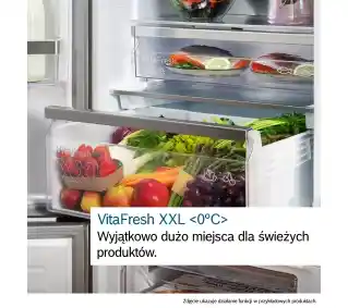 Bosch KGN39AIAU Pełny No Frost 203cm Komora świeżości Stal szczotkowana Lodówka