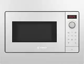 Bosch kuchenka mikrofalowa BFL523MW3 I, 20 litrów, 800 W, funkcja grill, sterowanie elektroniczne, stal nierdzewna
