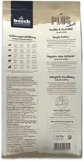 Bosch Petfood Bosch Plus Adult Pstrąg & Ziemniaki 12,5kg