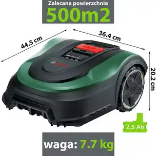 Bosch Robot koszący Indego S+ 500 sterowanie Wi-Fi