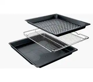 Bosch Serie 4 HRG272EB3 Termoobieg AirFry Czarny Piekarnik elektryczny parowy