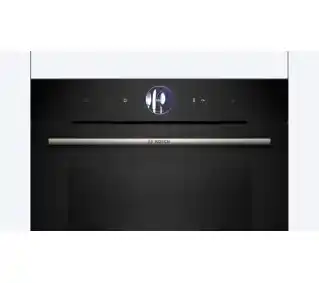 Bosch Serie 8 HSG7364B1 Termoobieg Termosonda Czarny Piekarnik elektryczny parowy