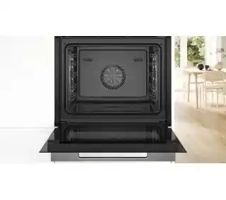 Bosch Serie 8 HSG7364B1 Termoobieg Termosonda Czarny Piekarnik elektryczny parowy