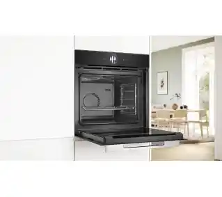 Bosch Serie 8 HSG7364B1 Termoobieg Termosonda Czarny Piekarnik elektryczny parowy