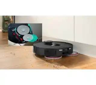 Bosch Spotless Max BCRDW3BAB Funkcja mopowania Stacja oczyszczająca Tworzenie mapy pomieszczenia 75dB Robot sprzątający