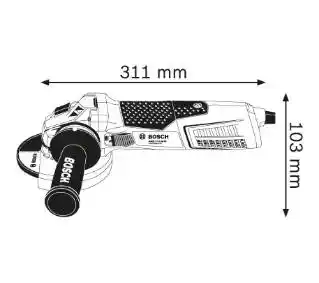 Bosch SZLIFIERKA KĄTOWA 125MM GWS 19-125 CIE 1900W