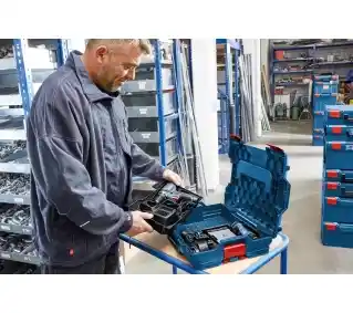 Bosch L-BOXX 374 walizka narzędziowa, plastikowa, wytrzymała, z systemem mocowania, kompatybilna z narzędziami Bosch Professional