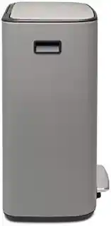 Brabantia Kosz na śmieci pedalowy 2x30L mineral concrete gray 211485