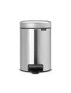 Brabantia kosz na śmieci pedalowy NewIcon 3 litrów matowa stal FPP 112164