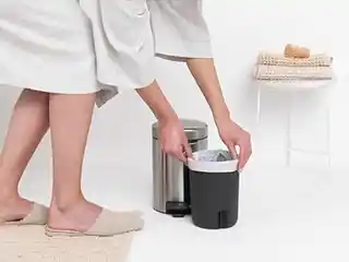 Brabantia kosz na śmieci pedalowy NewIcon 3 litrów matowa stal FPP 112164