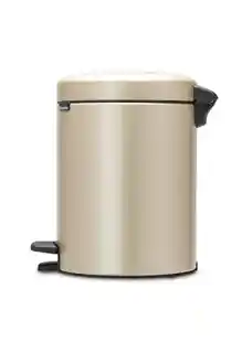 Brabantia kosz na śmieci pedalowy NewIcon 5 litrów metallic gold 304422