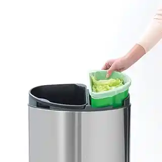 Brabantia Touch Bin kosz na śmieci 10 i 23 litrów matowa stal model 100680