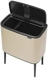 Brabantia kosz na śmieci Touch Bin bo 11 i 23 litrów metallic gold, model 304620