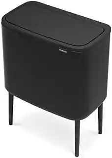 Brabantia Touch Bin Bo kosz na śmieci 3x11l matowa czerń 316067
