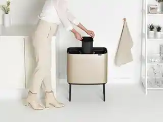 Brabantia Kosz na śmieci Touch Bin BO 3x11L metallic gold, model 304644