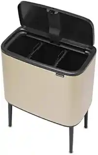Brabantia Kosz na śmieci Touch Bin BO 3x11L metallic gold, model 304644