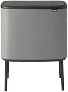 Brabantia Kosz na śmieci Touch Bin BO 3x11L, mineral concrete grey, model 127229