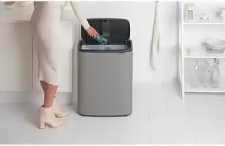 Brabantia Kosz na śmieci Touch Bin bo 60l mineral concrete grey 223129