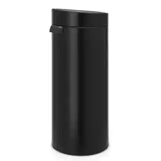 Brabantia Kosz na śmieci Touch Bin New 30L matowa czerń wyjmowane wiadro przenośny