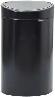 Brabantia Kosz na śmieci Touch Bin New 40L matowa czerń, model 114946