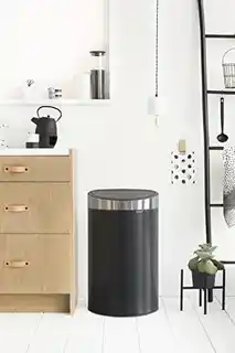 Brabantia Kosz na śmieci TOUCH BIN NEW 40L matowa czerń, stal matowa, FPP 114847