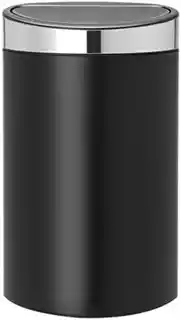 Brabantia Kosz na śmieci TOUCH BIN NEW 40L matowa czerń, stal matowa, FPP 114847