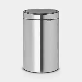 Brabantia kosz na śmieci Touch Bin New 40L, matowa stal, model 114762