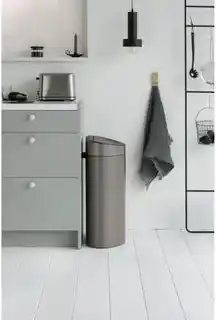 Brabantia Touch Bin New kosz na śmieci 40L platinum, model 114908