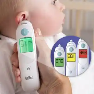 Braun IRT6515 Thermoscan 6 Termometr douszny z podgrzewaną końcówką