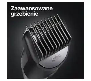 Braun MGK7320 BLK/SILV 8 nasadek 100min Trymer wielofunkcyjny