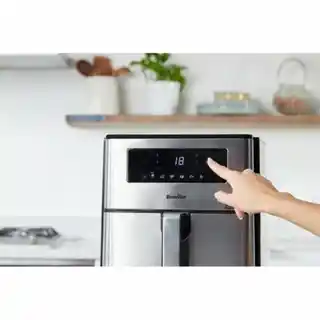Breville Frytkownica VDF131X 9 L Czarny Stal 1700 W