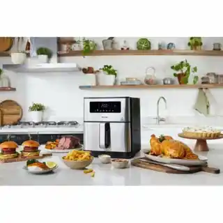 Breville Frytkownica VDF131X 9 L Czarny Stal 1700 W