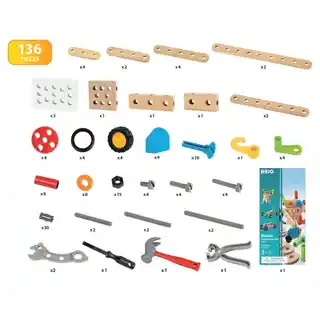 BRIO Klocki konstrukcyjne Builder Zestaw konstrukcyjny budowniczego 34587