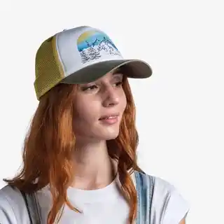 BUFF Czapka z daszkiem Trucker Cap Shira Multi, rozmiar L/XL, bawełniana, wentylowana, marki Buff