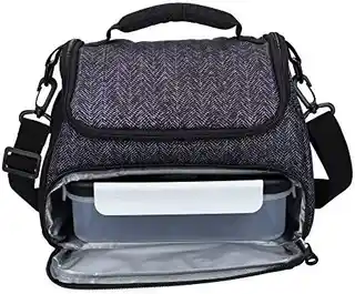 Built Lunchbox ze sztućcami czarny