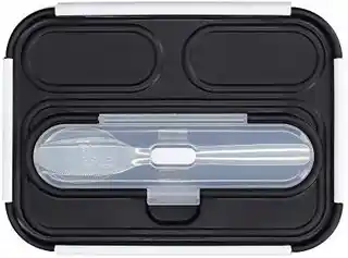 Built Lunchbox ze sztućcami czarny