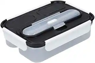 Built Lunchbox ze sztućcami czarny