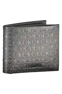 Calvin Klein Duży Portfel Męski Ck Must Mono Bifold 5Cc W/Coin K50K511941 Czarny
