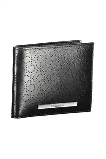 Calvin Klein Duży Portfel Męski Modern Bar Bifold 6Cc W/Bill K50K511834 Czarny