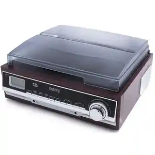 Camry Gramofon CR 1168 Retro brązowy, manualny, napęd paskowy, wbudowane głośniki, prędkość 33 1/3, 45, 78 obr./min