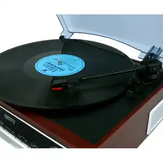 Camry Gramofon CR 1168 Retro brązowy, manualny, napęd paskowy, wbudowane głośniki, prędkość 33 1/3, 45, 78 obr./min