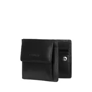 Canaletto Mały czarny skórzany portfel elegancja, funkcjonalność i ochrona RFID PM1055s163 GR