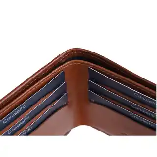Canaletto Mały skórzany portfel elegancja, funkcjonalność i ochrona RFID PM1055cs40GR