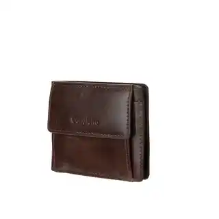 Canaletto Mały skórzany portfel RFID brązowy PM1055s160GR