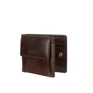 Canaletto Mały skórzany portfel RFID brązowy PM1055s160GR