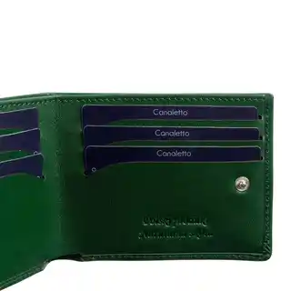 Canaletto Zielony portfel damski naturalna skóra garbowana roślinnie, funkcjonalność i styl PD1167s31GR